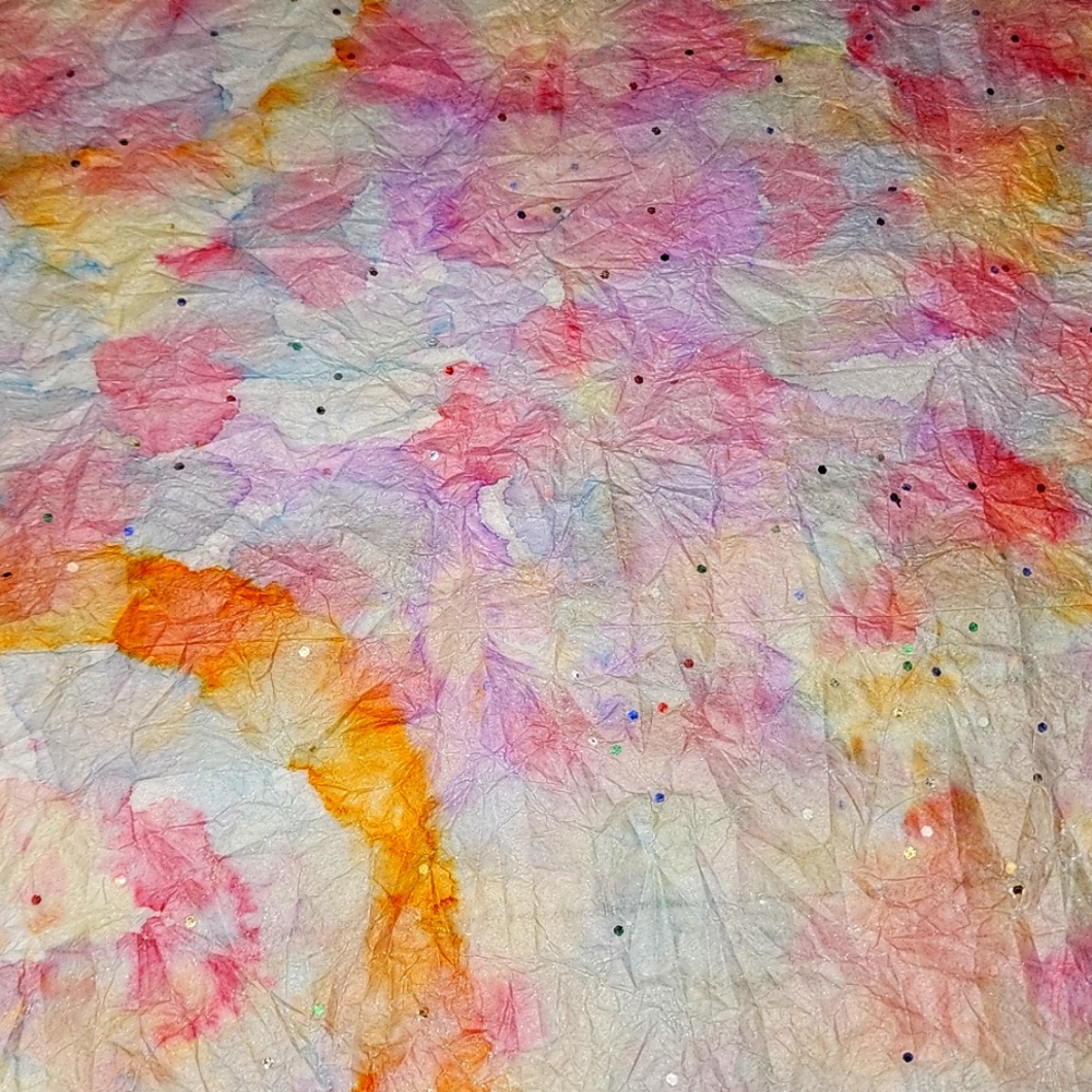 Hand Painted Tissue Paper